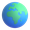 globe showing europe africa